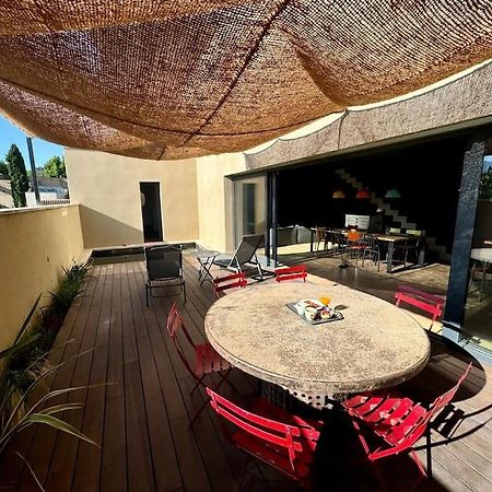 Maison D'Architecte Avec Piscine-Spa Chauffe En Centre Ville De Vaison-La-Romaine Esterno foto